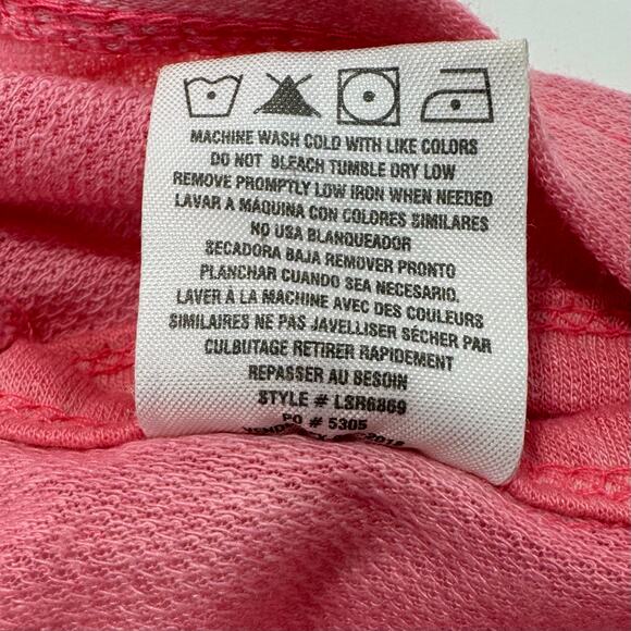 Pink Keyhole Back Sleeveless Romper S Pockets Relaxed Beachy Soft Girl Travel - Picture 12 of 13